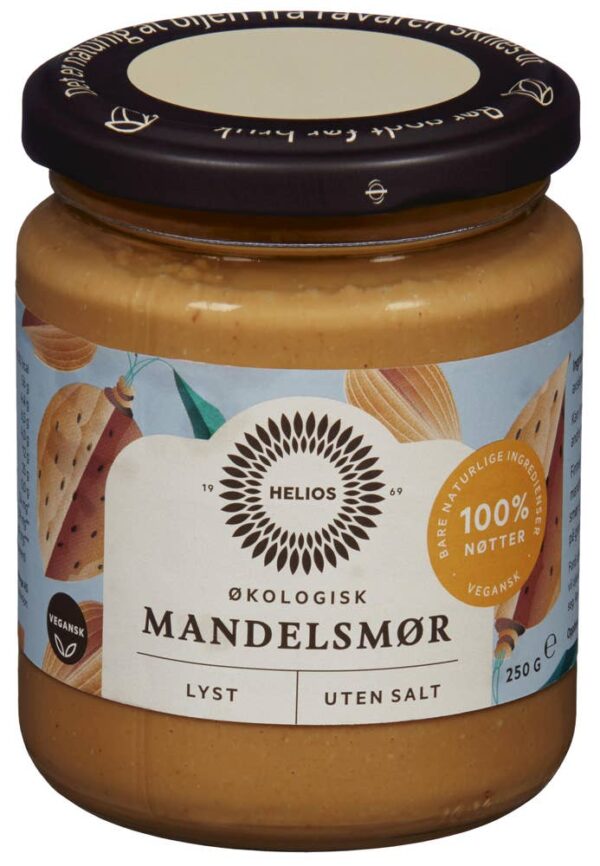 Mandelsmør lyst Økologisk, 250 g