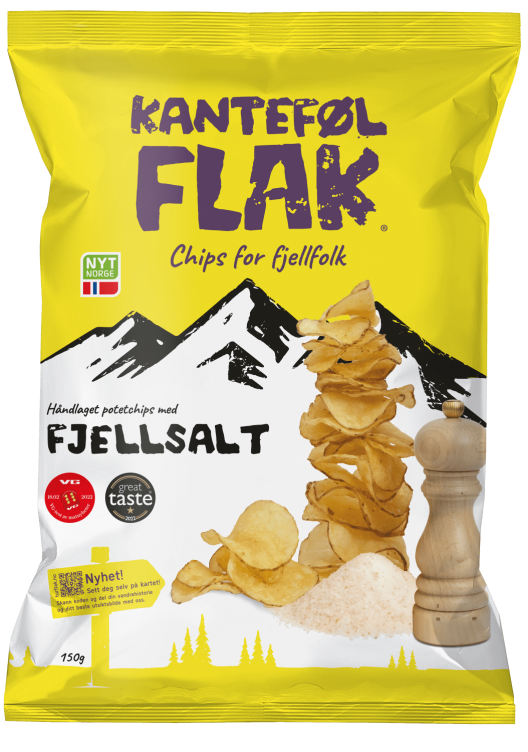 Kantefølflak Fjellsalt 150g